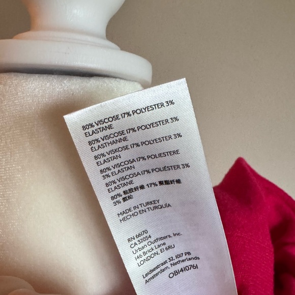 Anthropologie Women’s Pink Cecilia Sleeve Turtleneck Sweater Size Medium - Picture 8 of 8